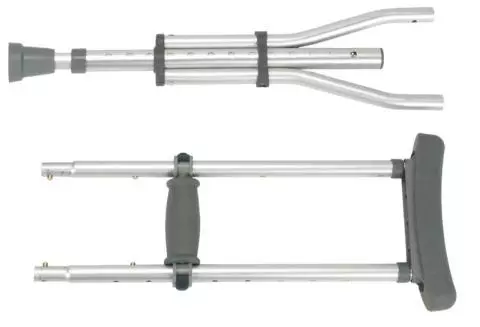 Knock Down Universal Aluminum Crutches