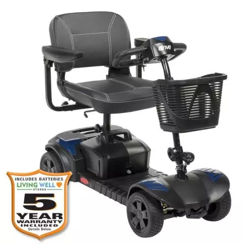 Drive Medical Phoenix LT4 Wheel Heavy Duty Transportable Scooter
