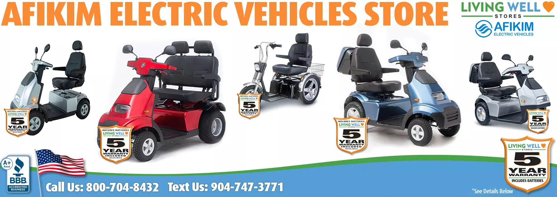 Living Well Stores: The Best Mobility products from Afikim Electric Vehicles