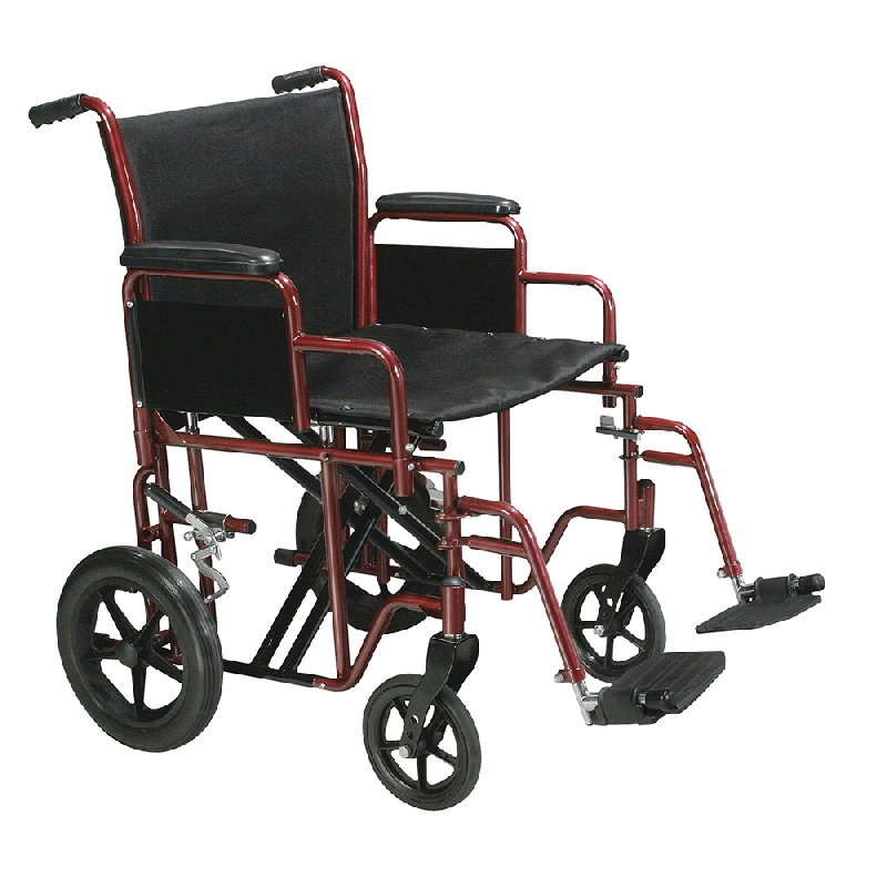 Drive Medical Bariatric 450 LB Capacity Transport Wheelchair