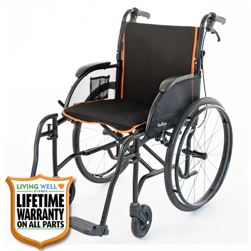 Feather 18" Wheelchair Weighs Less than 14 lbs.