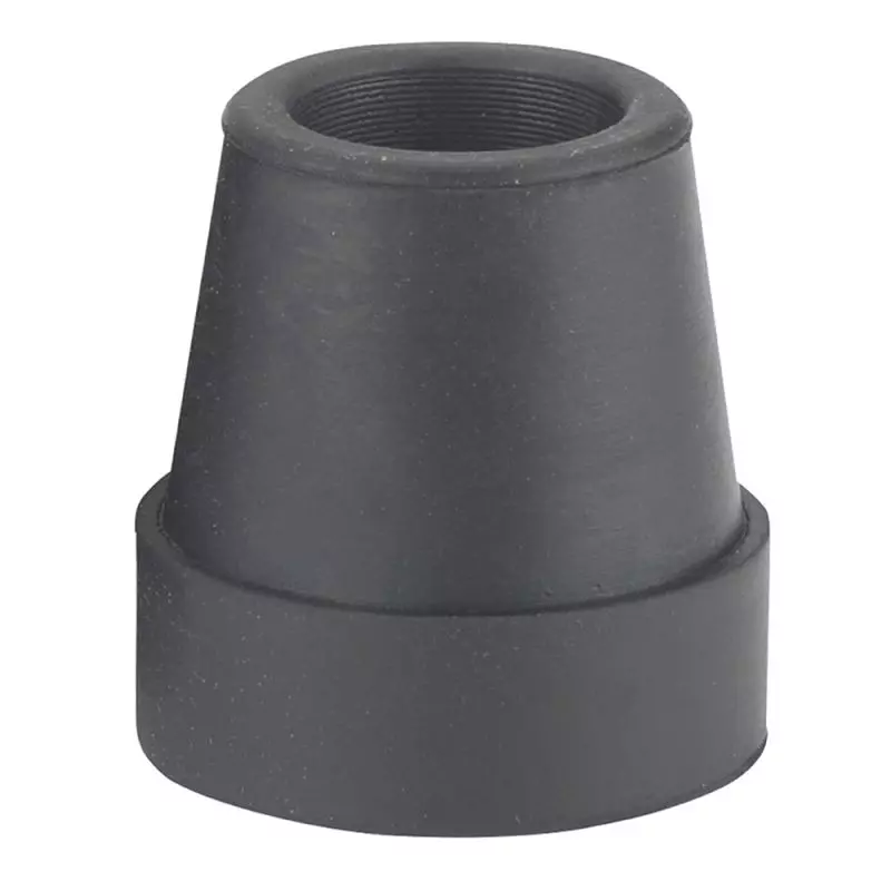 Drive Medical Large Base Quad Cane Tips, 3/4", Black