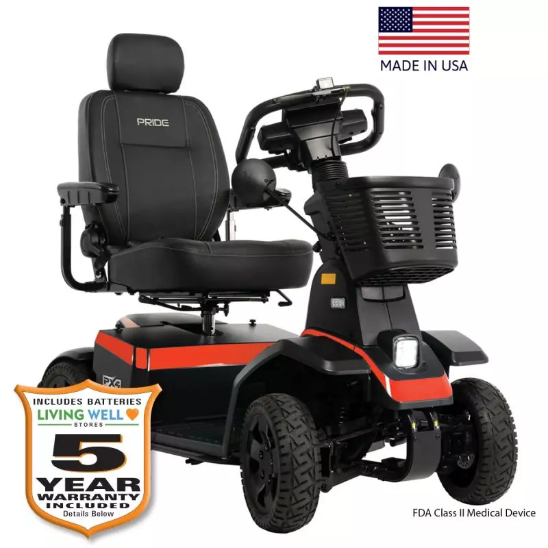 Pride Mobility PX4 Mobility Scooter 500 lb capacity