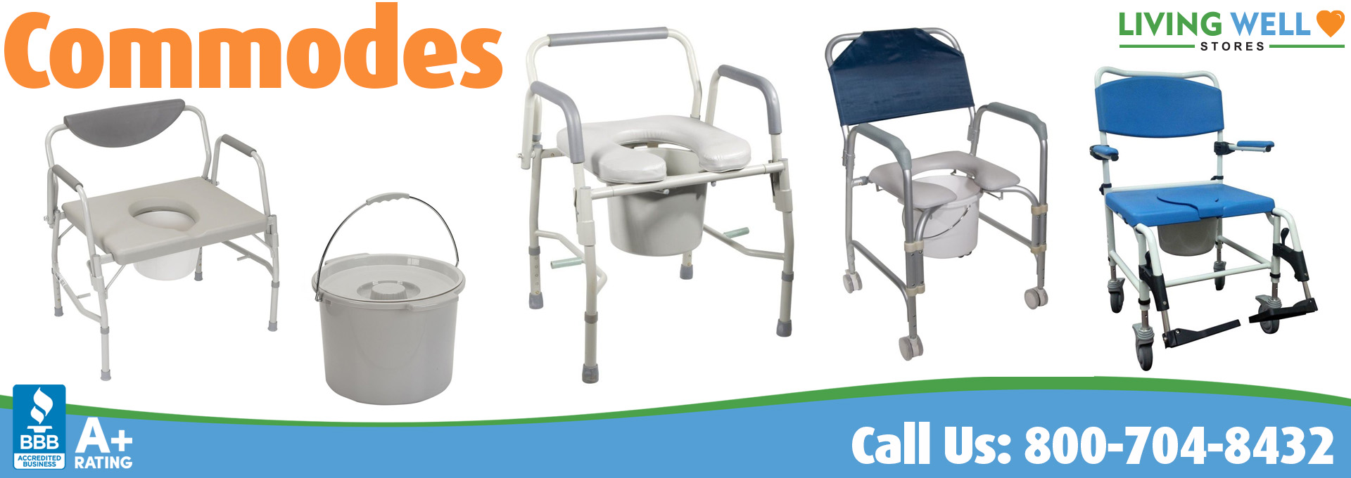Living Well Stores: Commodes