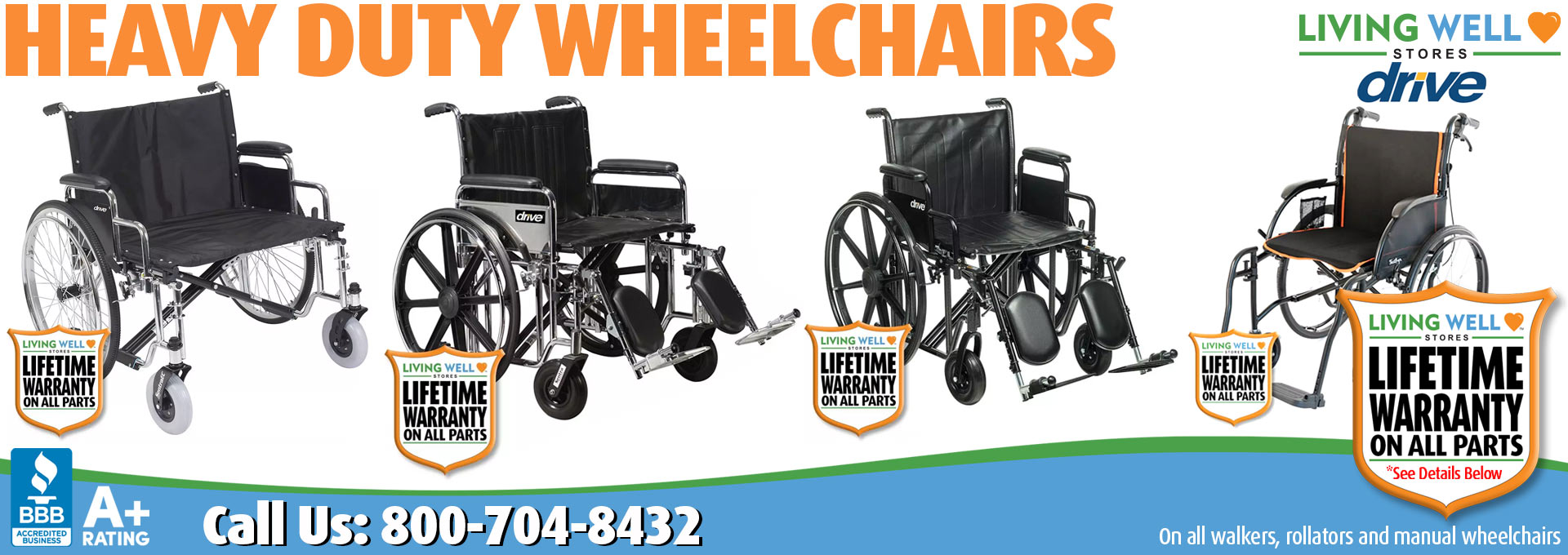 Living Well Stores: Featuring the best selection of Walking Assist and Manual Wheelchair Products for Sale