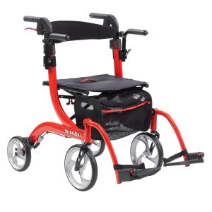 Drive Medical Nitro Duet Dual Function Transport Wheelchair / Rollator