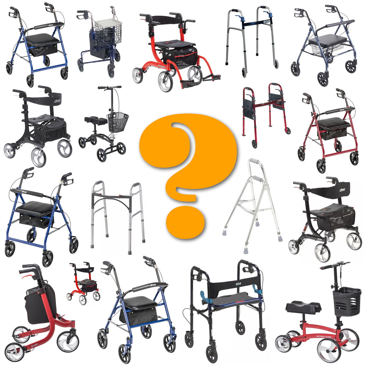 Cane, Walker, Rollator – Which Should You Use?