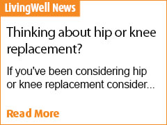 Thinking about hip or knee replacement