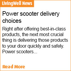Power scooter delivery choices