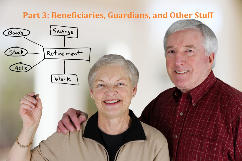 man and woman retirement planning