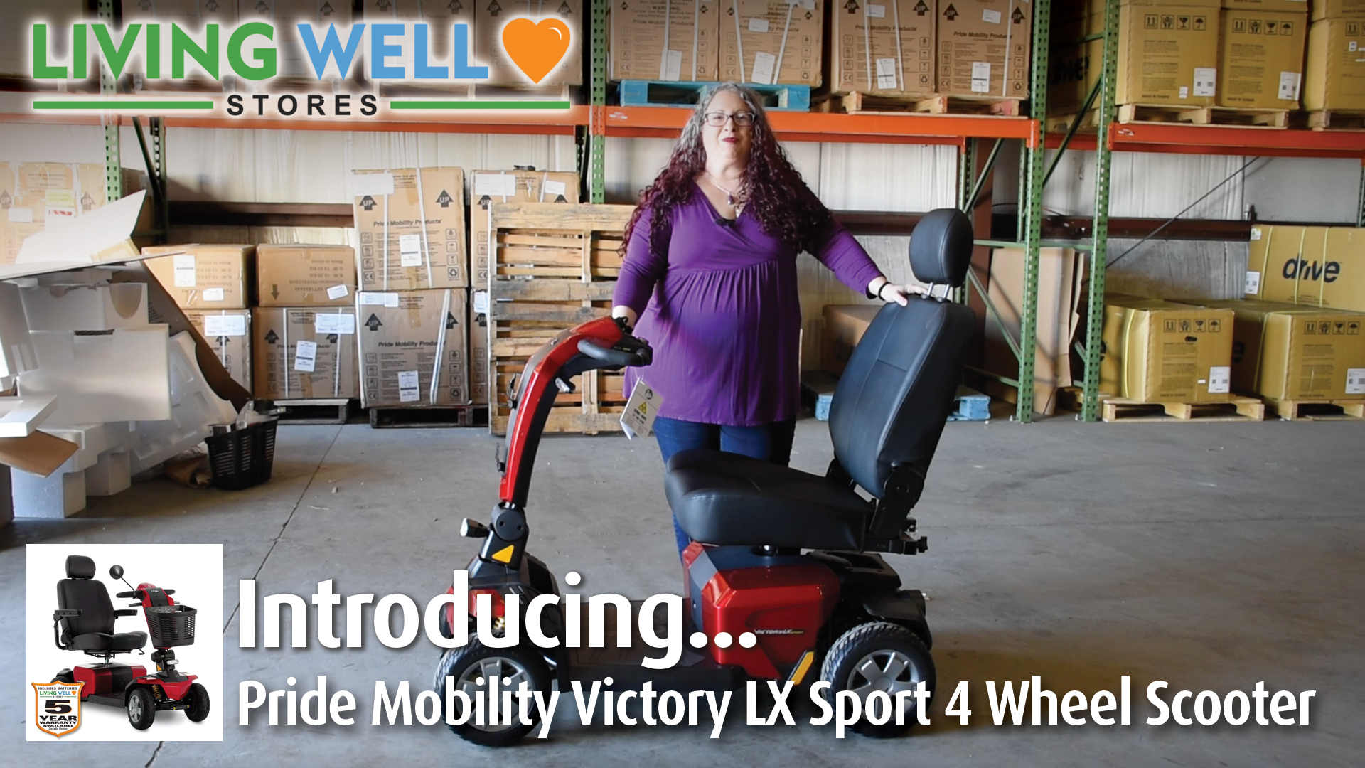 Introduction to the Pride Mobility Victory LX 4-Wheel Scooter