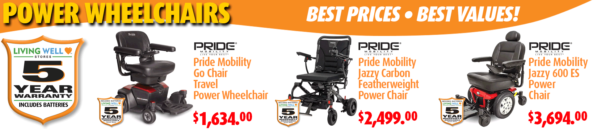 Living Well Stores: The Best Power Wheelchairs with Exclusive Warranties