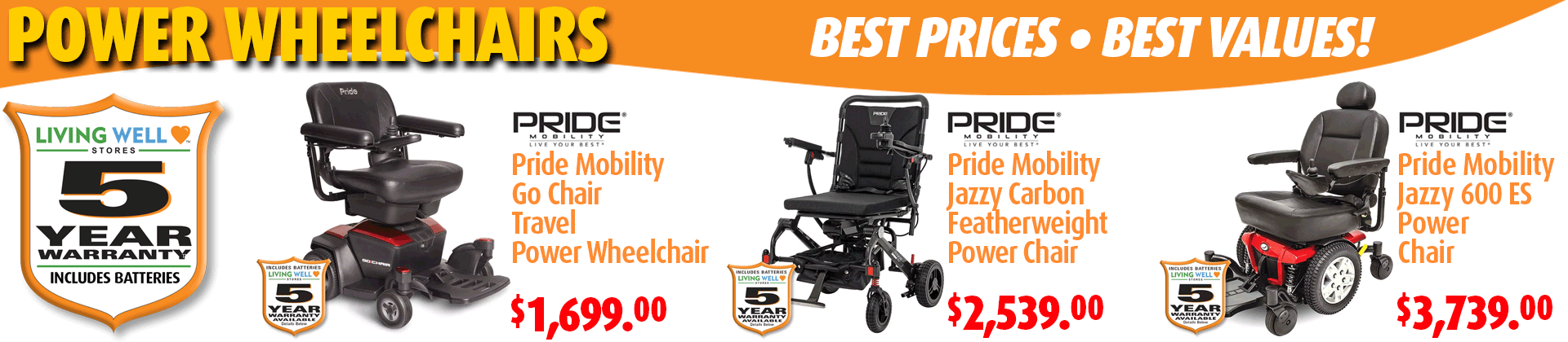 Living Well Stores: The Best Power Wheelchairs with Exclusive Warranties